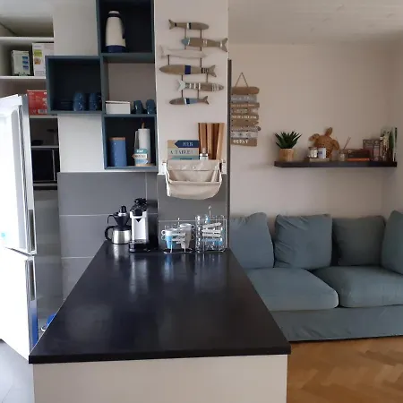 아파트 Gezellig Centraal Gelegen Penthouse 오스텐드