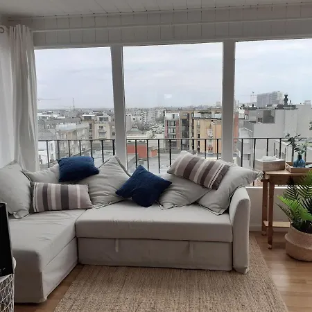 Gezellig Centraal Gelegen Penthouse * أوستيند